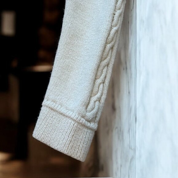 St. John Vintage Santana Knit Ivory Midi Dress Long Sleeves Size XS/No size - Picture 9 of 15